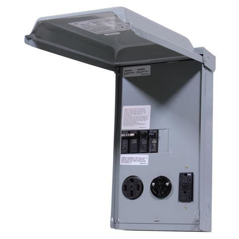 rv electrical power outlet box|rv ground mounted electrical box.